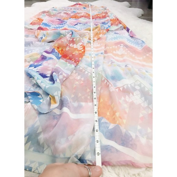 Moving Sale! Worn Once Show Me Your Mumu Bronte Maxi Dress w/ Sheer Overlay Med - Picture 13 of 14